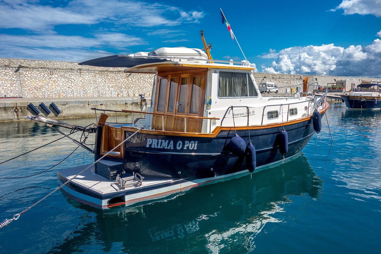 boat, island of elba, italy